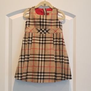GIRLS BURBERRY 2T DRESS